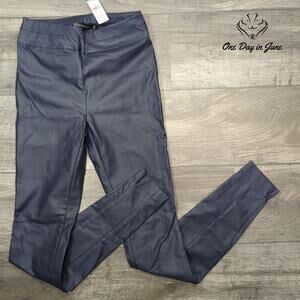 New York & Company Faux Leather Leggings Size XS Tall